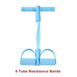4-Level Resistance Band Tensioner with Non-Slip Handles - Home Fitness Equipment for Abdominal Muscle Training Yoga Abdominal