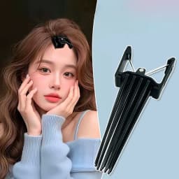 2pcs Simple Fluffy Hairpin Curling Root High Natural Fluffy Hair Clip Women Hair Curler Hair Curler Styling Fluffiness Tool Comb