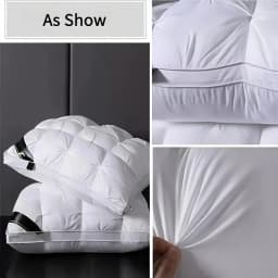 1pc 48x74cm Twisted Hotel Star Home Use Pillow Core - Soft Supportive Bed Pillows,Suitable For Dormitory Single Bed Pillow Cores