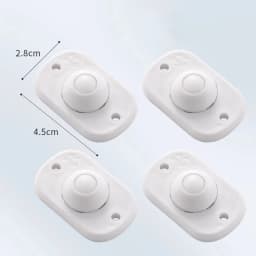Self Adhesive Caster Wheels Appliance Rollers Appliance Sliders for Kitchen 360° Swivel Universal Wheel Mini Small Kitchen