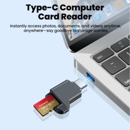 Type-C 3.0 Card Reader TF Mini Car Memory Card Reader For iPhone 17 16 15 USB C 2.0 CardReader to Micro TF