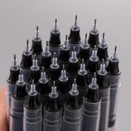 10pcs Gel Pens 0.5mm Needle Type Gel Ink Pens Straight Liquid Ballpoint Pen Colors Stationery School Office Writing Stationery