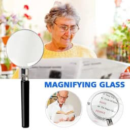 10X Professional Magnifying GlassJewelry Reading Magnifying Glass Loupe For Reading Jewelry Coins Stamps Senior Kids Senior Read