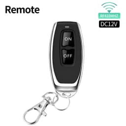 10A Relay Receiver Mini Module Remote Control f 433Mhz Universal Gate Remote Control Switch DC 12V or Gate LED Garage Door