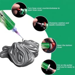 Sn64.7Bi35Ag0.3 Lead Free Solder Paste Syringe No-Clean Soldering Paste for SMT PCB BGA Repair Low Temperature Welding Flux