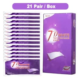 Purple Teeth Whitening Strip No Sensitive Teeth Bleaching Strip Colour Corrector Instant Teeth Clean Strip,At-Home Teeth Whiter