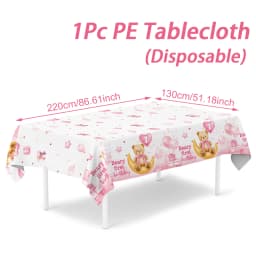 Purple Laser Disposale Tablecloth Happy Birthday Party Decoration Wedding Party Aluminum Film Table Cover Baby Shower Supplies