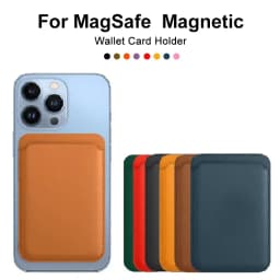 For Magsafe Magnetic Leather Wallet Case For iPhone 17 16 15 14 13 12 11 8 Samsung Huawei Card Holder with Magnet Covers