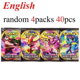 40 Pcs Pokemon Card Prismatic 151 Evolutions English Booster Battle Pokemon Card Game Carte Trading Collection Cards Gift