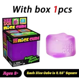 2026newNeedoh Nice Sensory Cube, Anti-Stress Tool for Anxiety and Concentration, Sensory Desk Cube for Adults and Kids