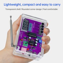 DIY FM Radio Electronic Kit 87-108MHz Adjustable Frequency Digital Display Soldering Project Practice Solder RDA5807S