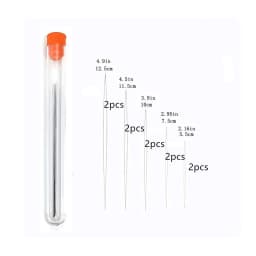 A Box Of 10 Open Needles Two Of Each Of Five Sizes Open Needles Beading Needles DIY Handmade Beading Tool Jewelry Accessories