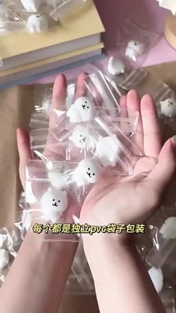 6pcs Self Deprecating Bear Pinch Fun Toy - Cute Expression Stress Relieving Little Nose Ga Children's Prize For Kids