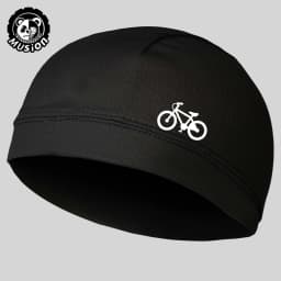 Musion Under Helmet Beanie Cap Vented Sweat Absorbent Moisture Wicking for Men Cycling Motorcycle Riders