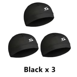 Musion Under Helmet Beanie Cap Vented Sweat Absorbent Moisture Wicking for Men Cycling Motorcycle Riders