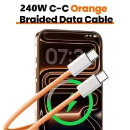 3PCS USB C Cable to USB C 240W Fast Charging Charger Cable Supports Fast Charging For iPhone 17 16 15 Samsung Huawei Xiaomi Etc