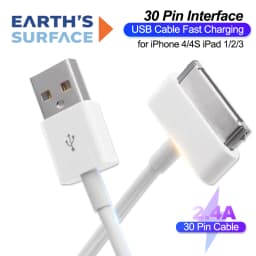30 Pin USB Cable Charge Fast Charging for iPhone 4S 4 3GS 3G iPad 1 2 3 iPod Nano itouch 30 Pin Charger Adapter Data Sync Cord