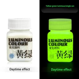 58ML Luminous Acrylic Pigment Fluorescent Paint Glow in Dark DIY Halloween Party Jewelry Nail Art Nail Beauty Resin Pigment