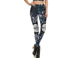 NADANBAO New BARBARIAN Skull Women Leggings Punk Skull Printed Legins High Elastic Fitness Pants Ladies Push-Up Legging