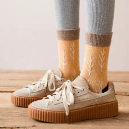 Korean Style Retro Wool Socks Women Christmas Sapling Kawaii and Funny Woman Socks for Female Gifts 120802