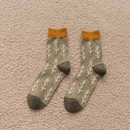 Korean Style Retro Wool Socks Women Christmas Sapling Kawaii and Funny Woman Socks for Female Gifts 120802