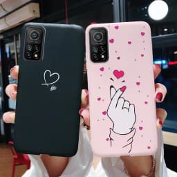 For Xiaomi Mi 10T Pro Case Cute Funda Silicone Matte TPU Soft Back protective Cover For xiaomi mi 10t 10tpro mi10T 10 t pro Case