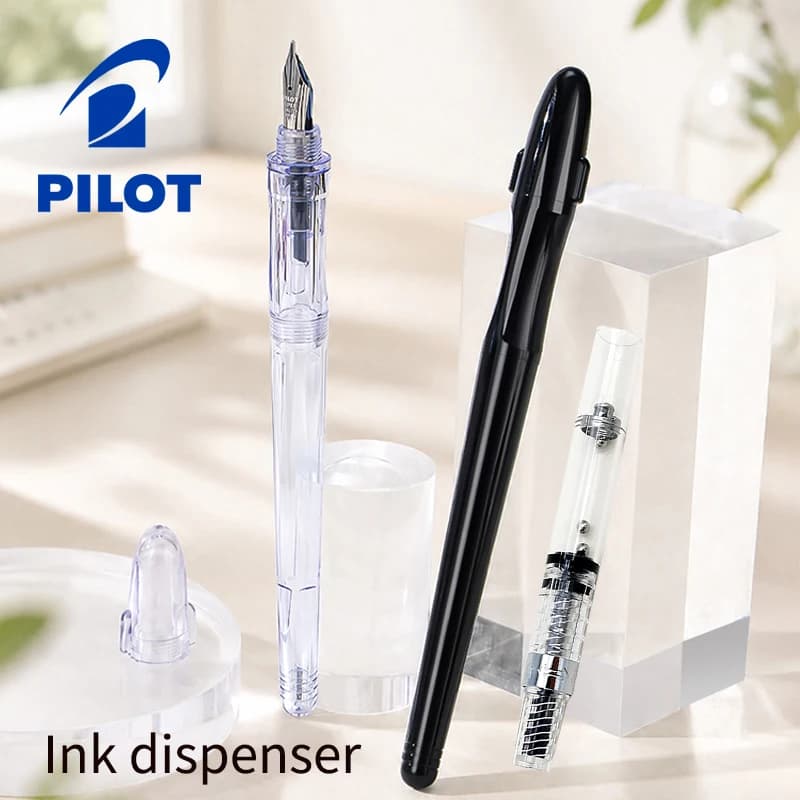 Set of Pens Original Pilot Fountain Pen Transparent Pen Office School Stationery Goods FP-60R