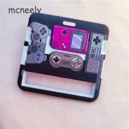 Cute Horizontal Lanyard Name Card Holder Student Hanging Neck Phone Lanyards Badge Door Subway Access ID Card Holders Case
