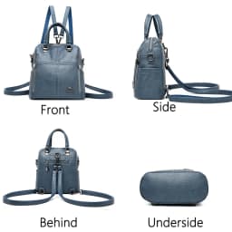 Designer Leather Luxury Handbags Multifunction Women's Shoulder Bag 2026 Travel Backpack Mochila Feminina Sac for Stylish Women