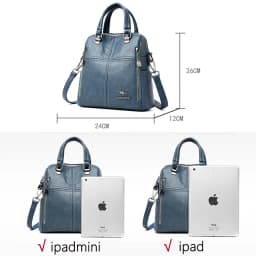 Designer Leather Luxury Handbags Multifunction Women's Shoulder Bag 2026 Travel Backpack Mochila Feminina Sac for Stylish Women