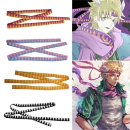 Caesar Anthonio Zeppeli Headwear Anime Cosplay Props JoJo's Bizarre Adventure Headband Hair Band Unisex Halloween Party Decor