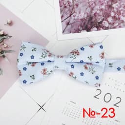 Mens Floral Bow Tie Flexible Bowtie Smooth Necktie Soft Cotton Butterfly Decorative Pattern Dot Flower Print Bow Ties
