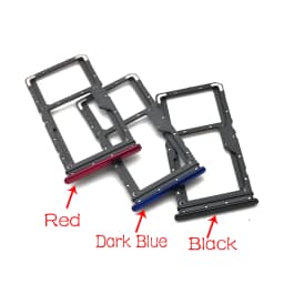 NEW SIM Card Tray Chip Slot Drawer Holder Adapter Accessories Repair Part For Xiaomi Redmi Note 9S Note 9 7 Pro + Pin