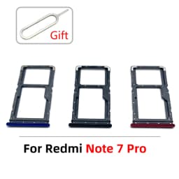 NEW SIM Card Tray Chip Slot Drawer Holder Adapter Accessories Repair Part For Xiaomi Redmi Note 9S Note 9 7 Pro + Pin