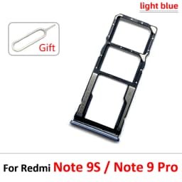 NEW SIM Card Tray Chip Slot Drawer Holder Adapter Accessories Repair Part For Xiaomi Redmi Note 9S Note 9 7 Pro + Pin