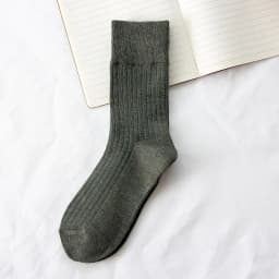 Japanese Korean Fashion High School Girls High Socks Solid Color White Khaki Beige Loose Socks Cotton Knitting Women Long Socks