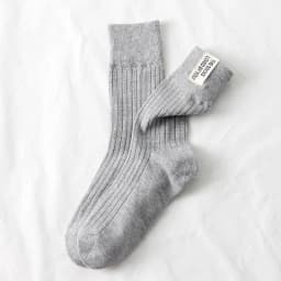 Japanese Korean Fashion High School Girls High Socks Solid Color White Khaki Beige Loose Socks Cotton Knitting Women Long Socks