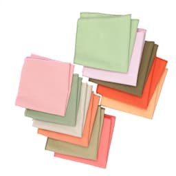 Solid Color Cotton Linen Handkerchiefs Woven Pocket Square Mens Peach Pink Green Casual Square Pockets Handkerchief Towels Gift