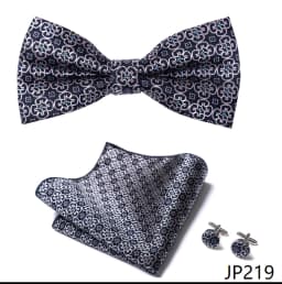 New Paisley Bow Tie for men Wedding Bowtie Handkerchief Cufflink Set Noeud Papillon Silk Pajaritas Cravat Female Male