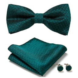 New Paisley Bow Tie for men Wedding Bowtie Handkerchief Cufflink Set Noeud Papillon Silk Pajaritas Cravat Female Male