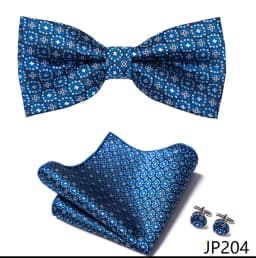 New Paisley Bow Tie for men Wedding Bowtie Handkerchief Cufflink Set Noeud Papillon Silk Pajaritas Cravat Female Male