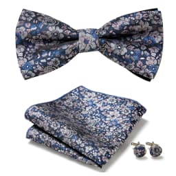 New Paisley Bow Tie for men Wedding Bowtie Handkerchief Cufflink Set Noeud Papillon Silk Pajaritas Cravat Female Male