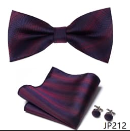 New Paisley Bow Tie for men Wedding Bowtie Handkerchief Cufflink Set Noeud Papillon Silk Pajaritas Cravat Female Male