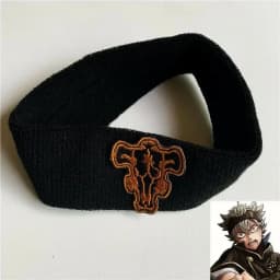 Anime Headband Emperor Logo Asta Yuno Embroidery Hairband Head Band New