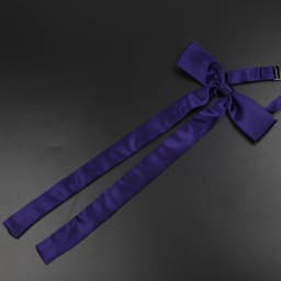 Long Silm Ribbon Bowtie Fashion Pretty Solid Color Adjustable Bowknot Black Pupple Orange Butterfly For School Girl Accessories