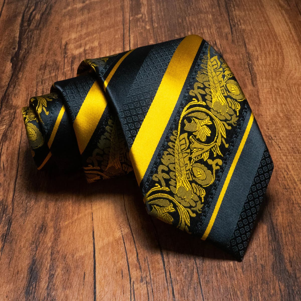 JEMYGINS Original Design Classic Mens Floral Striped Necktie 8cm Silk Ties For Men Red Gravata Wedding Business Accessories