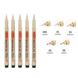 Manga Markers Needle Pen Art Hand-painted Hook Line Pen Sketch Pens Stationery Set Art Supplies School Supplies Art Sakura Pen