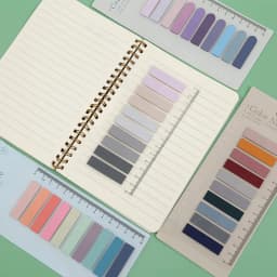 Color Series Self Adhesive Memo Pad Sticky Notes Bookmark Point It Marker Sticker Paper for Office And School Supplies