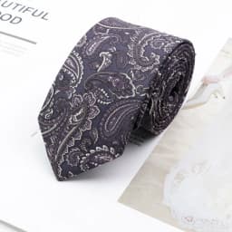 Cotton Floral Ties For Men Casual Slim Neckties Skinny Wedding Party Business Daily Neckwear Tie Dress Accessories Gift For Man