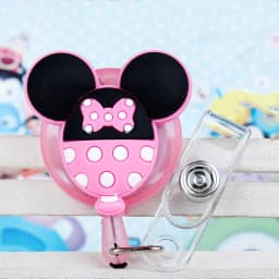 Cute Card Cover Clip New Design Silicone Retractable Student Nurse Badge Reel Clip Cartoon ID Card Badge Holder Accessories